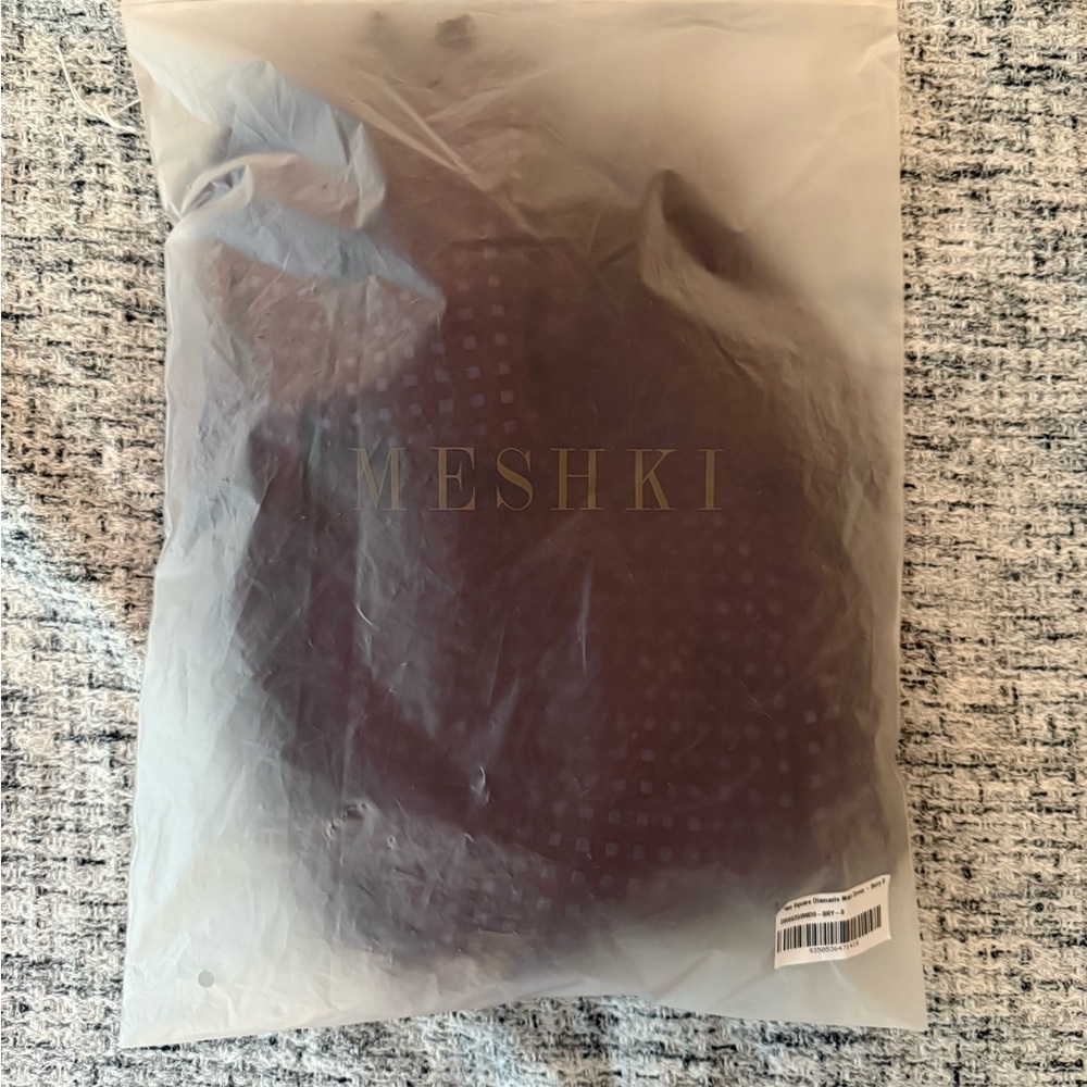 Meshki Pam Square Diamante Maxi Dress - Berry - Picture 8 of 8